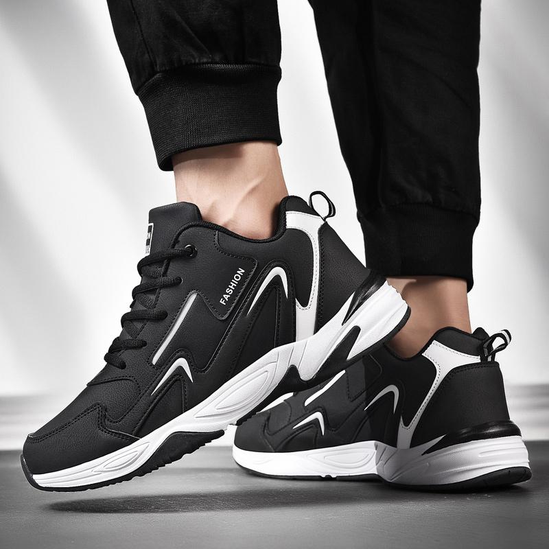 Sneakers |  Mens Run-Row Leather Sneakers