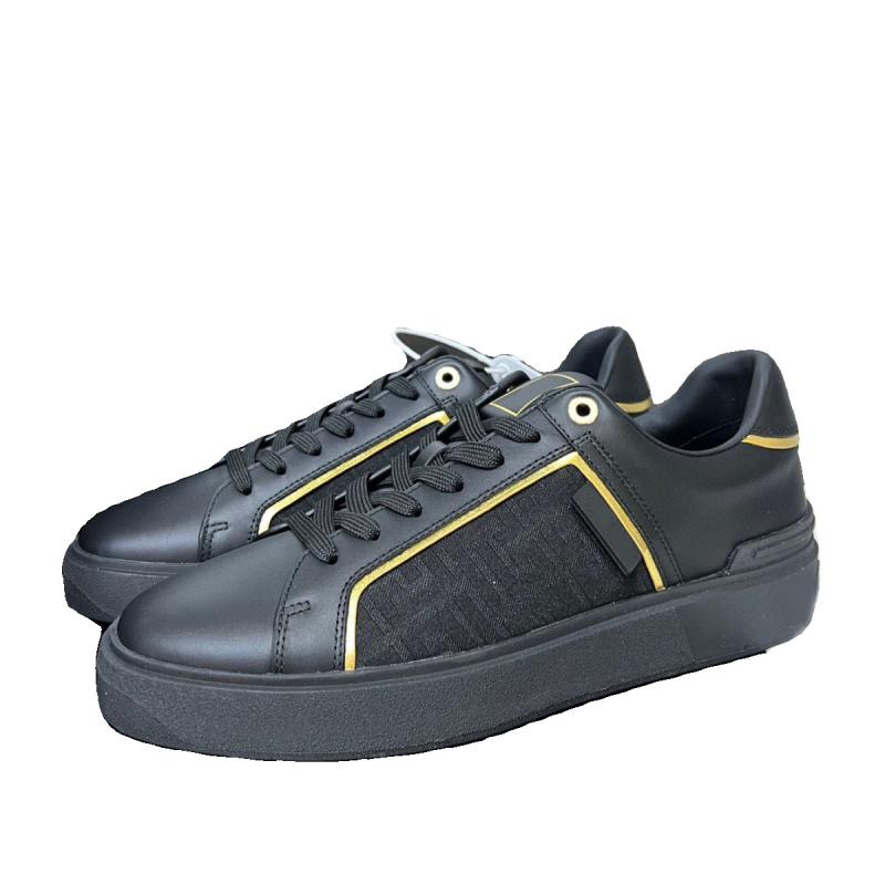 Sneakers |  Womens B-Court Monogrammed Nylon And Leather Sneakers