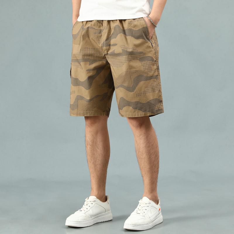 Sportswear |  Mens Camouflage Monogrammed Shantung Shorts