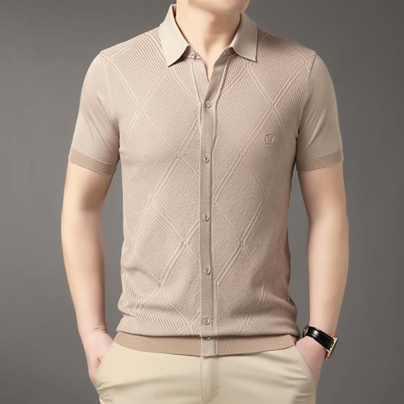 Suits |  Mens Biarritz-Short Sleeve Cuban Button Shirt