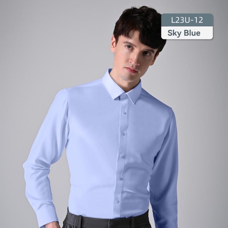 Suits |  Mens Ls Slim Foiano Zigzag Twill Shirt