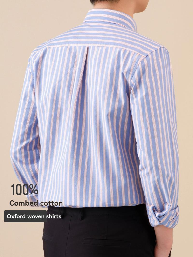 Suits |  Mens Ls Slim Linen Tncl Stripe Shirt