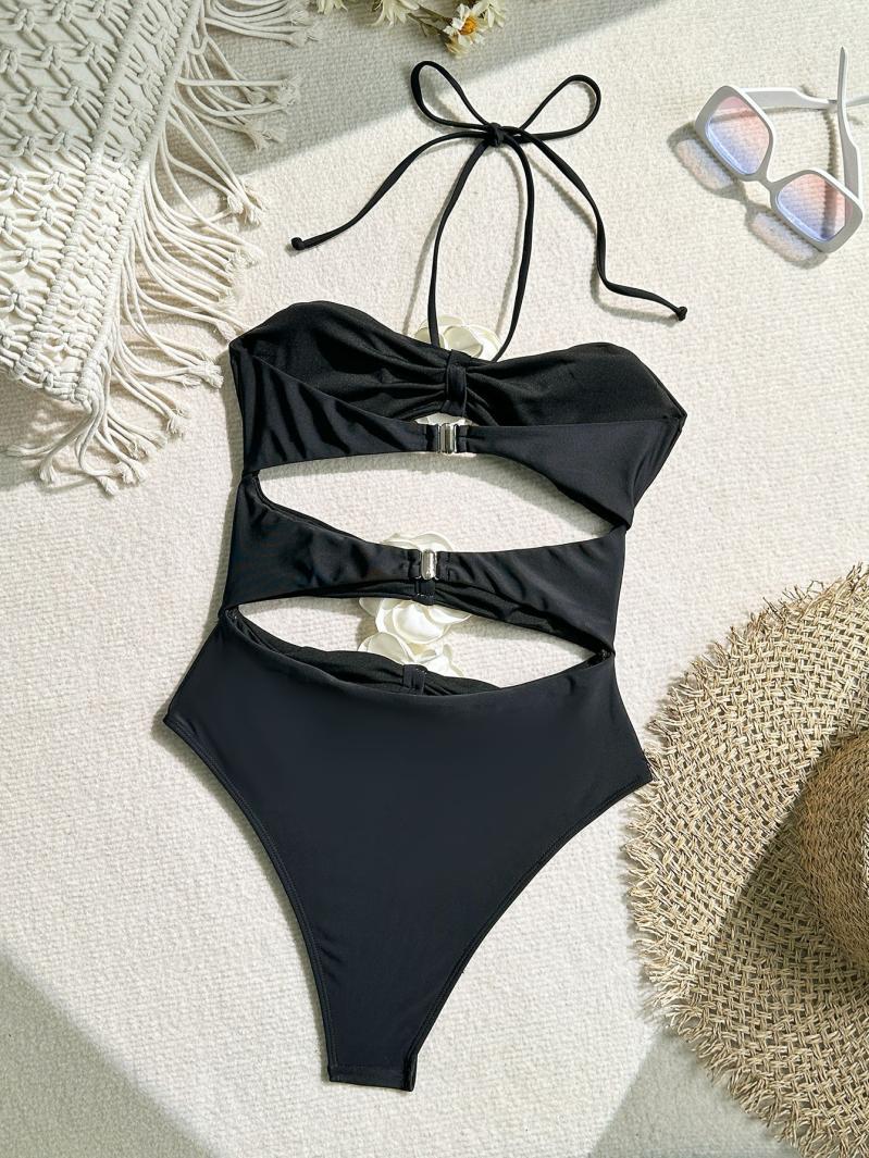 Swimwear |  Womens One-Piece Swimsuit With Cut-Out