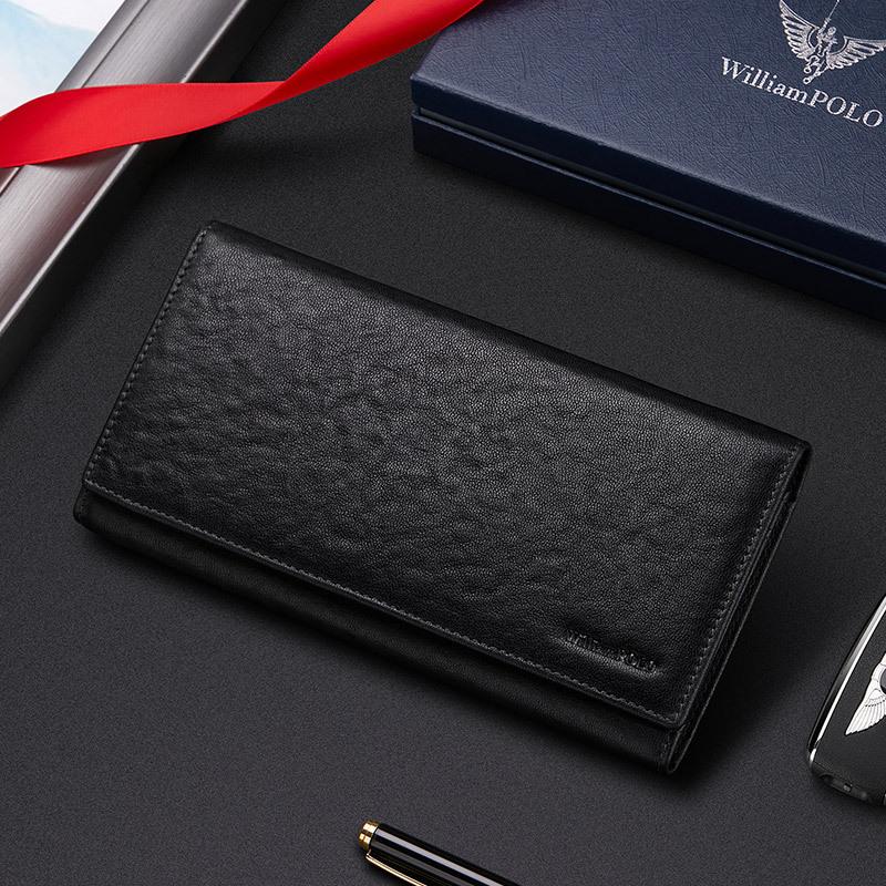 Wallets |  Mens Travel Leather Wallet Rfid