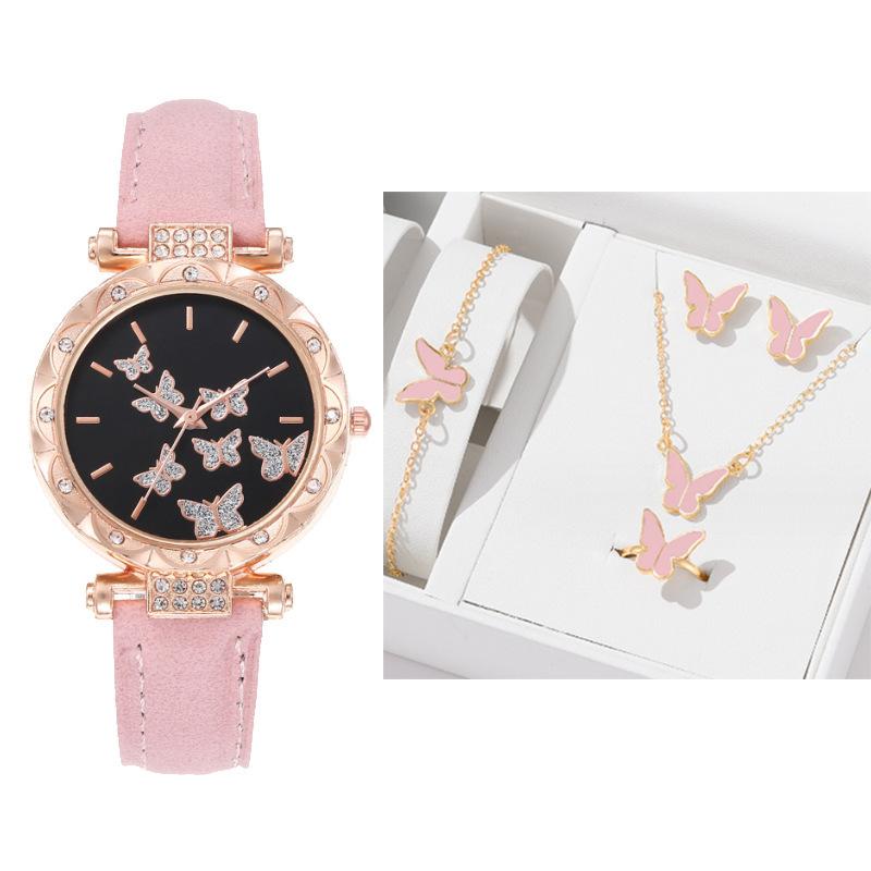 Watches |  Womens Darbey Pink Eco-Leather Strap Watch